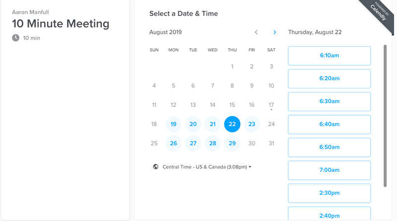 calendly app